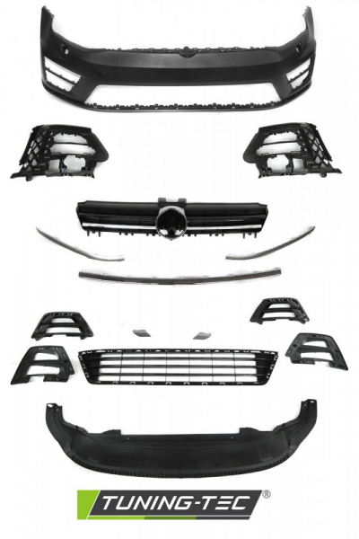 Upgrade Design Frontstoßstange für VW Golf 7 13-17 Lim./Variant mit PDC und SRA